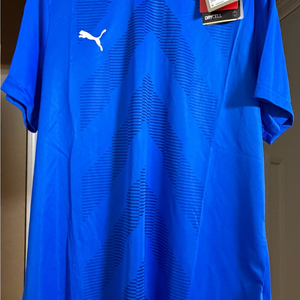 Puma Boy’s Vibrant Blue Tee